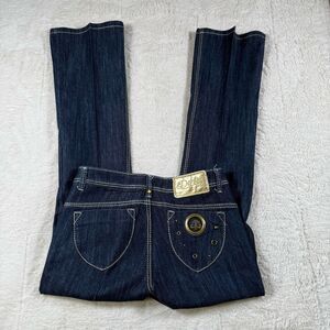 Vintage Y2K Dereon Women’s Dark Wash Bootcut Jeans